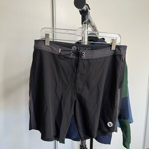 Vuori Black Board Shorts